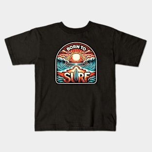 Born to surf Kids T-Shirt